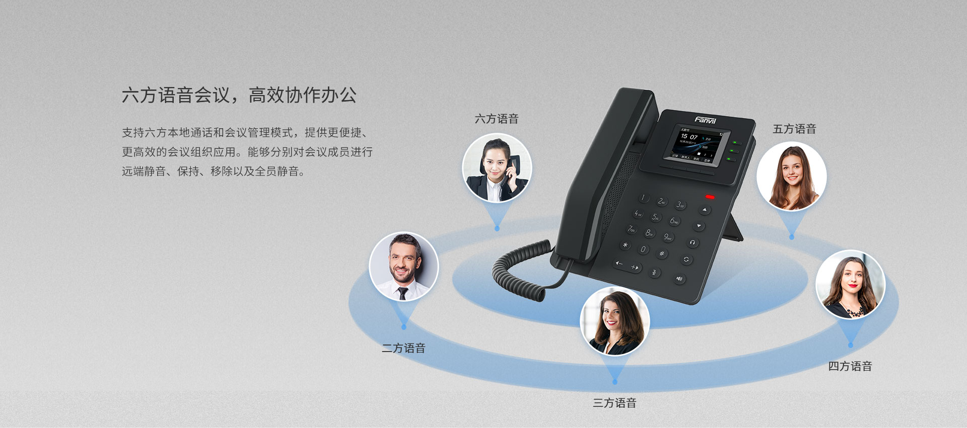 六方语音会议
