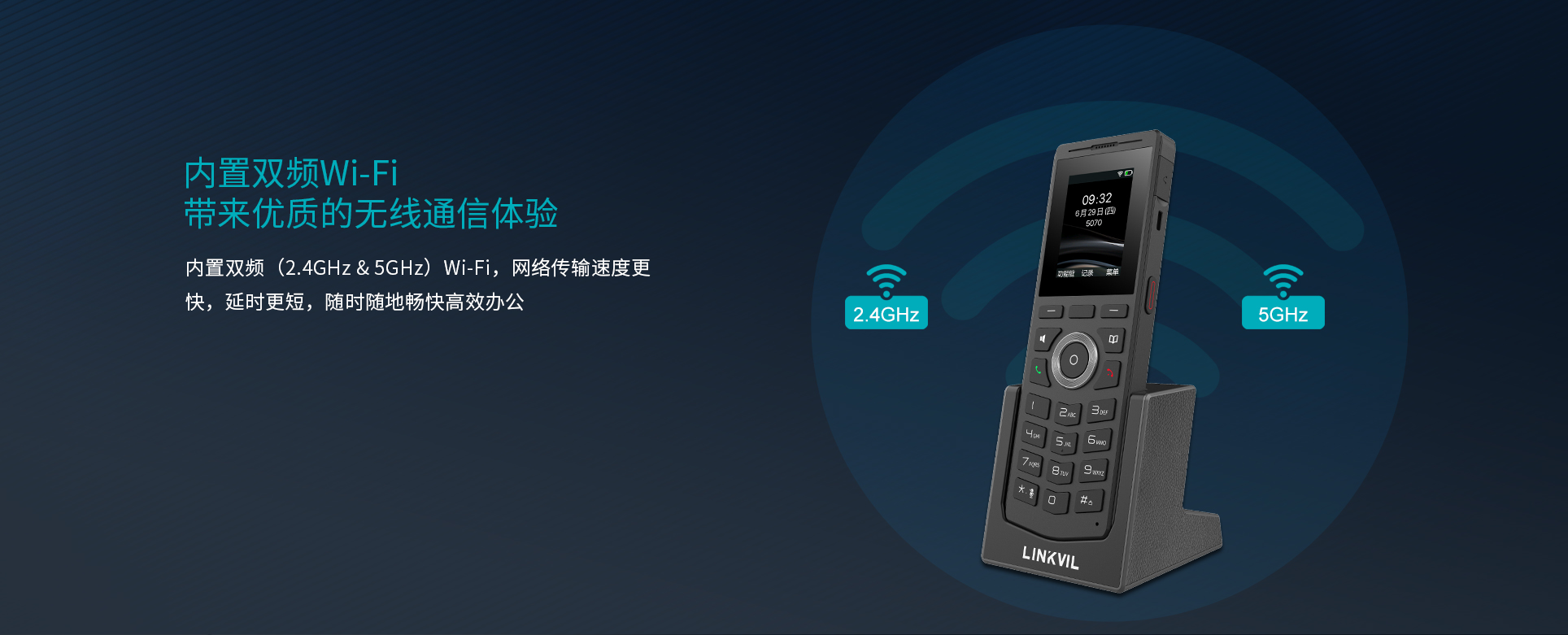 内置双频WiFi